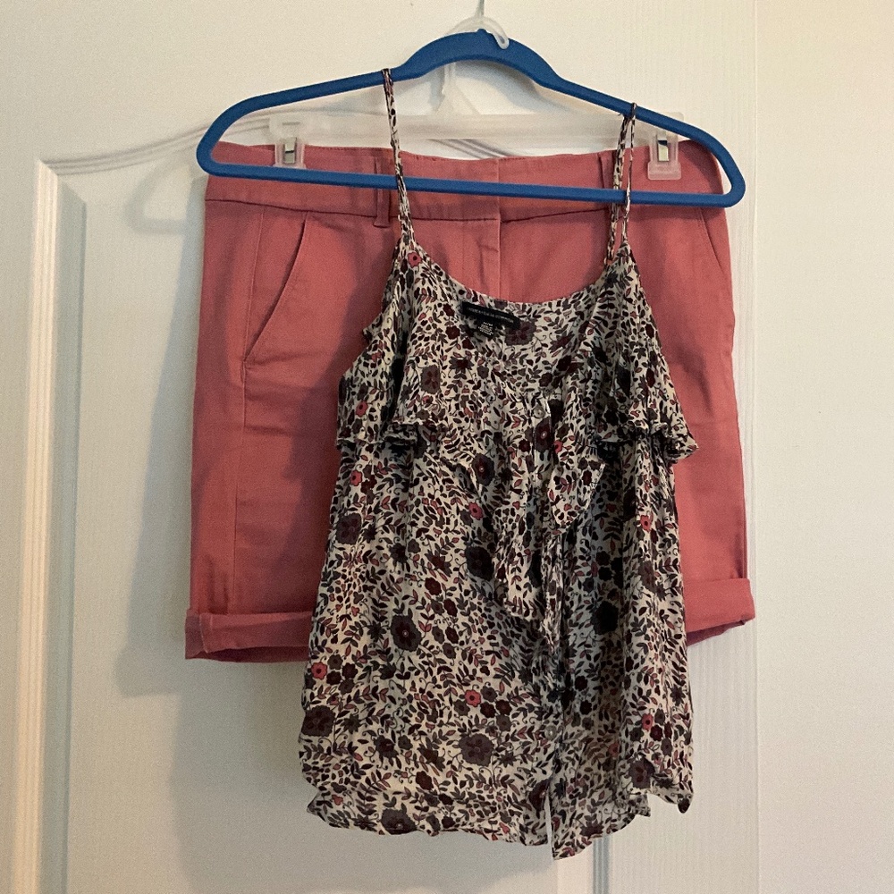American Eagle outfitters medium top and loft outlet skinny Bermuda eight petite